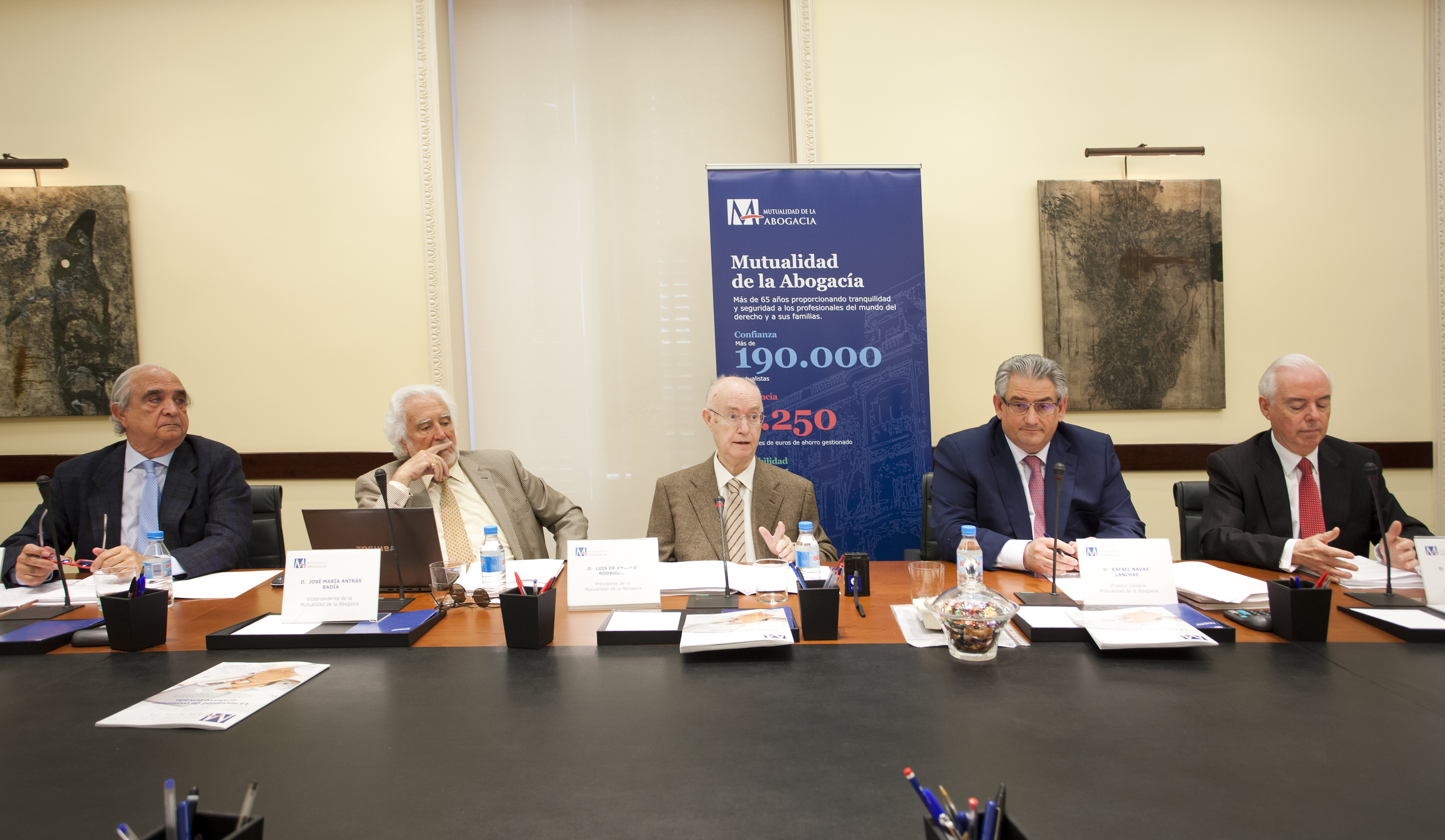 De izquierda a derecha: Antonio Alban�s, Jos� Mar�a Antr�s , Luis de Angulo, Rafael Navas y Antonio de Arcos    